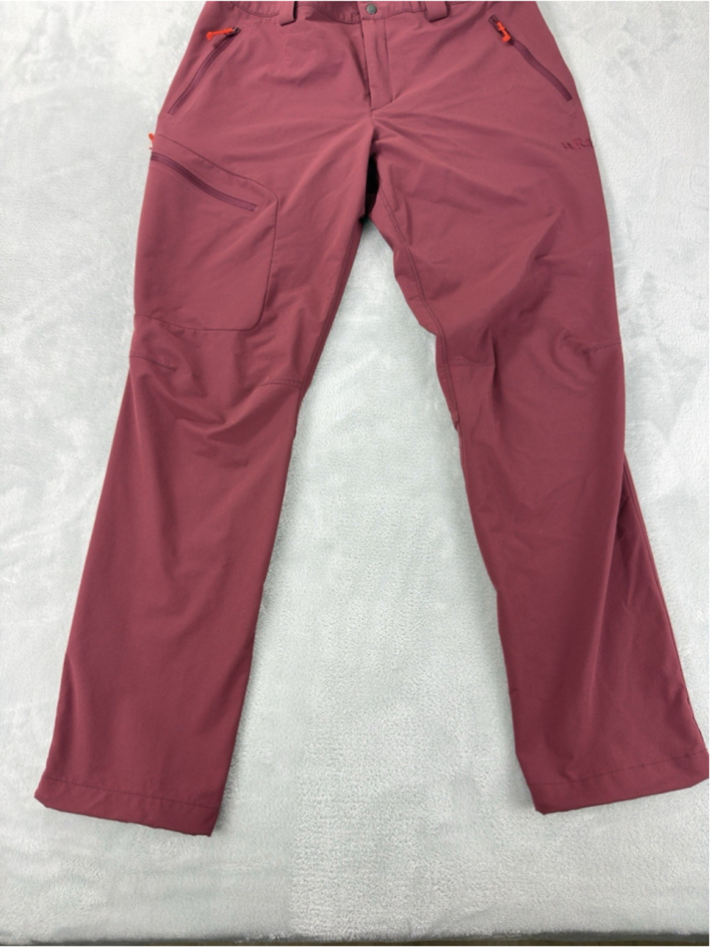 Rab Incline Pants Womens Small Red Matrix Qfv-02 Softshell Stretch Hiking - Picture 9 of 12